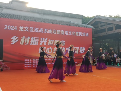 民進龍文總支攜手龍文區委統戰部開展“同心迎新春 送文化惠民”系列公益活動